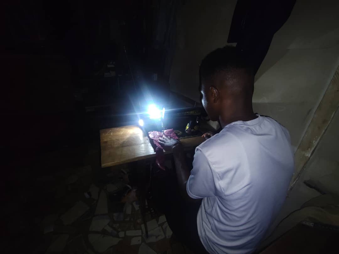 Sewing at Night