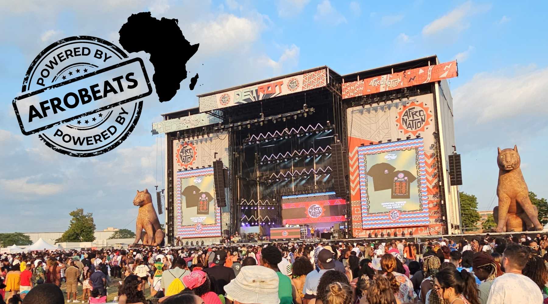Powered By Afrobeats AfroNation Detroit Stage