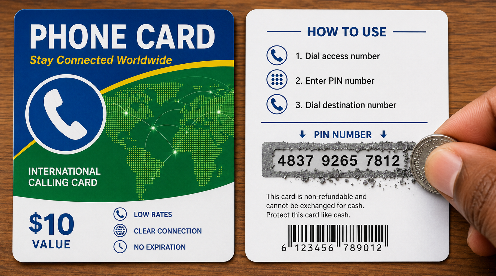 Phone Card Calling Card Image