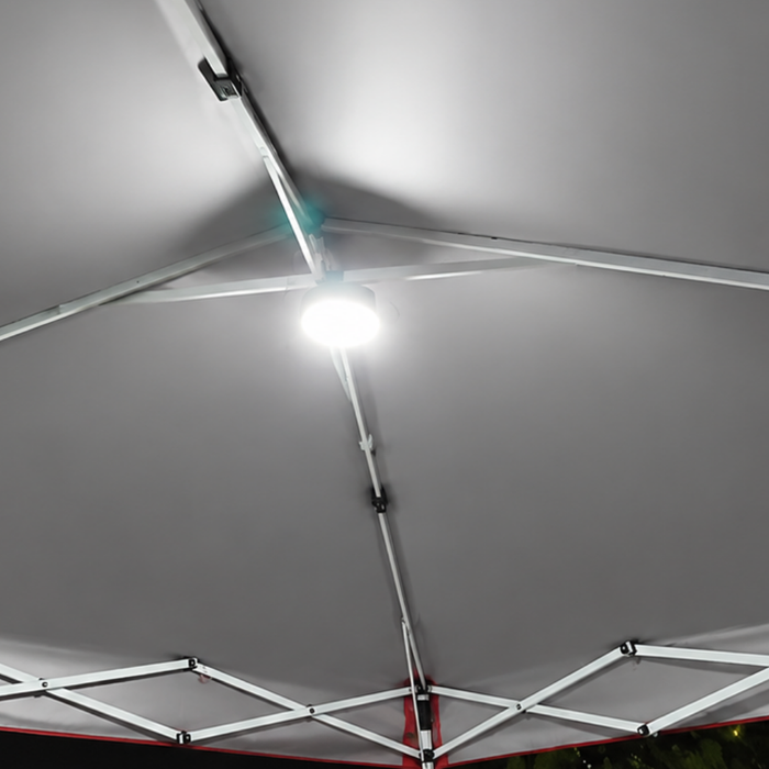 How to Light a 10x10 Tent at Night (Vendor Setup Guide)