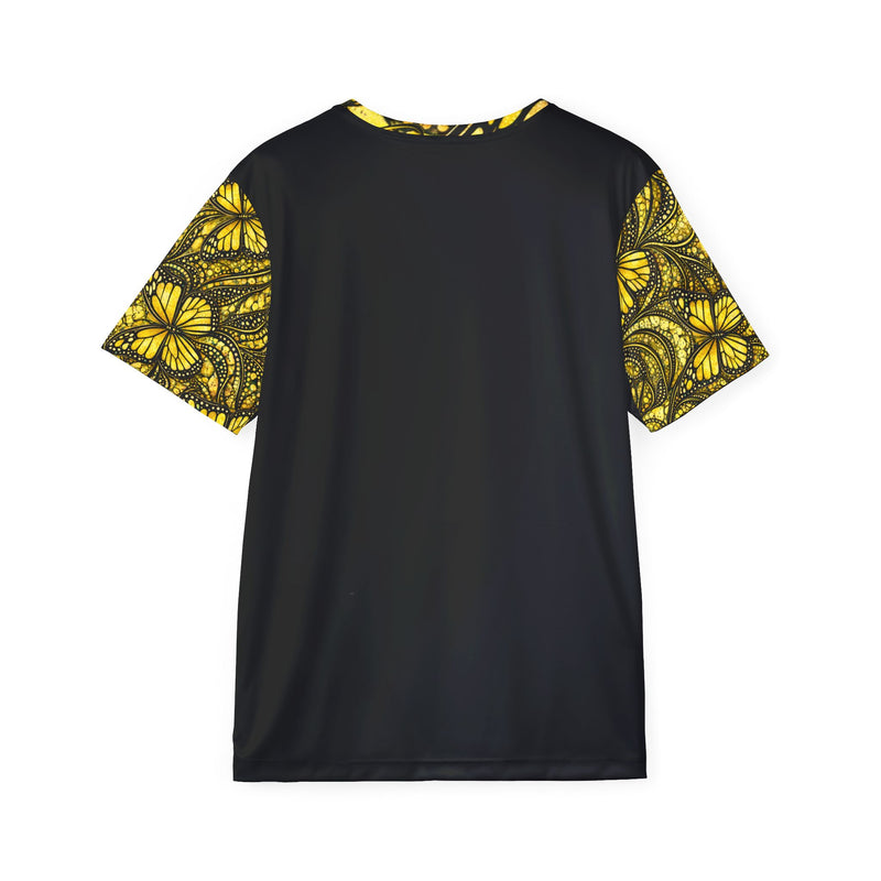 t-shirt shown flat, back view