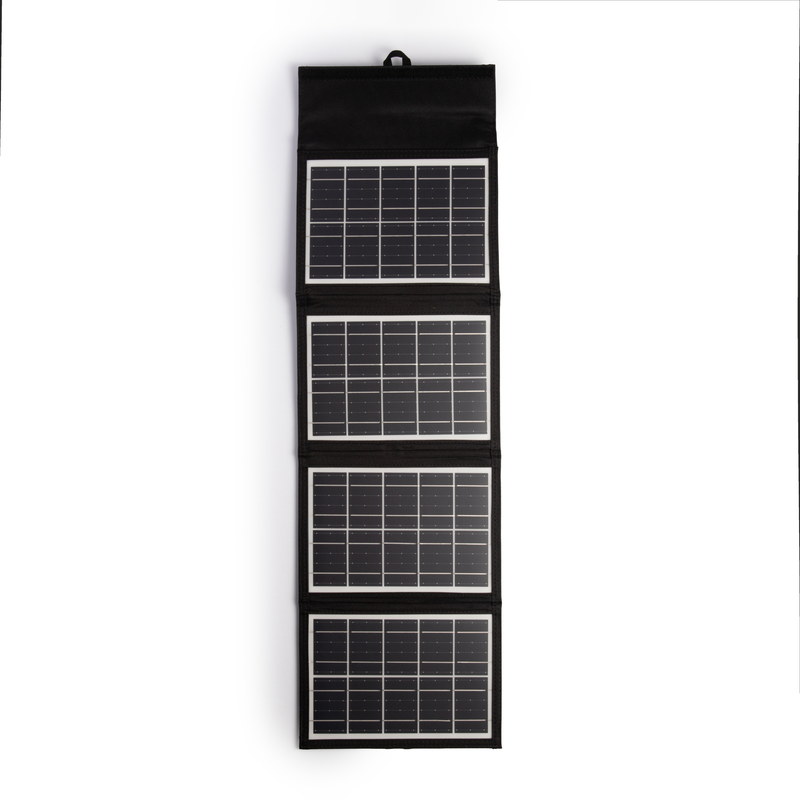 Dual Solar Panel open view