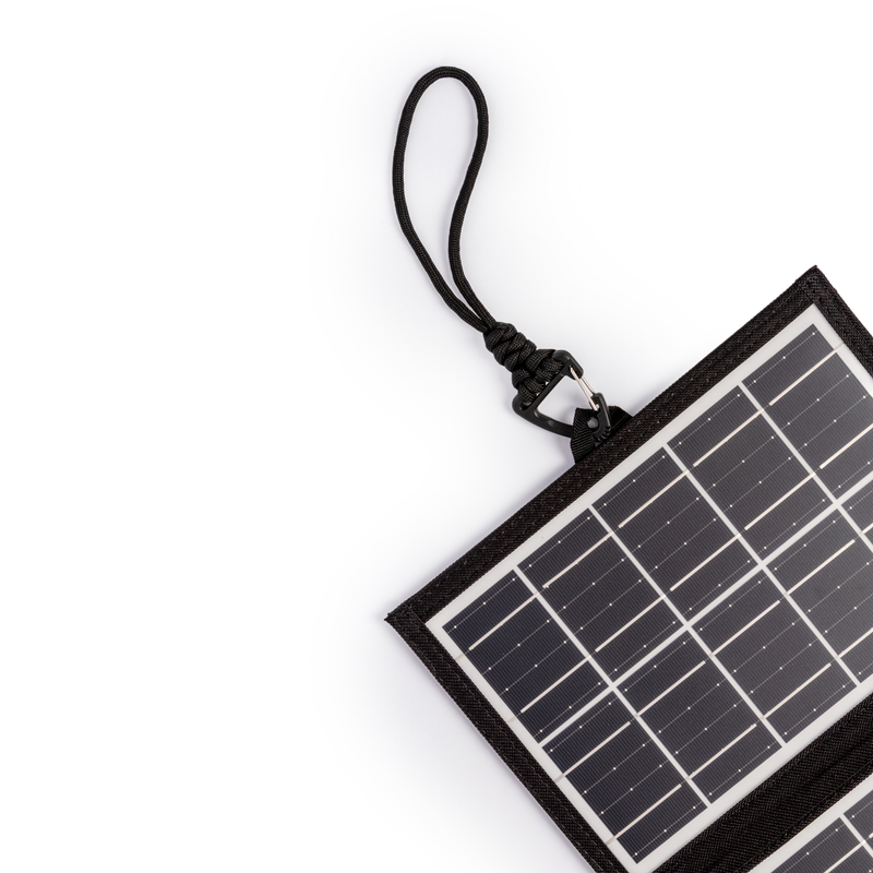 Dual Solar Panel hook view