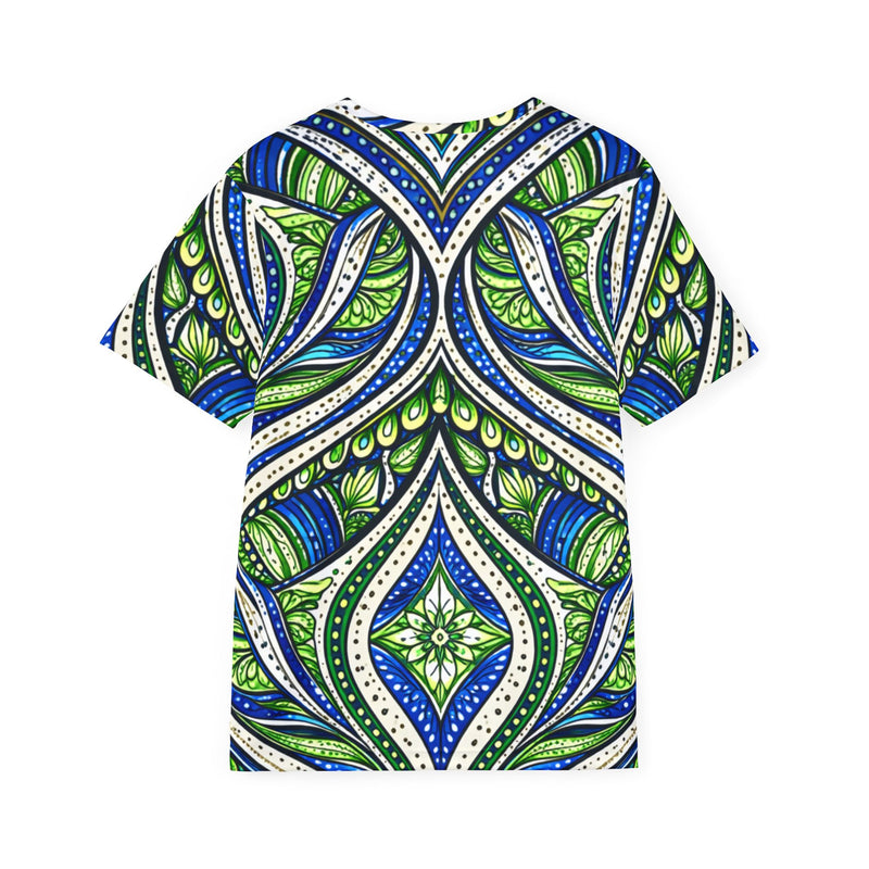 t-shirt shown flat, back view