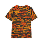 sports jersey shown flat, back view