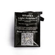 Reusable Grocery Shopping Bag side view with QR code
