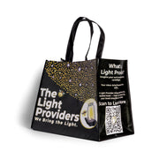 Reusable Grocery Shopping Bag open on a white background