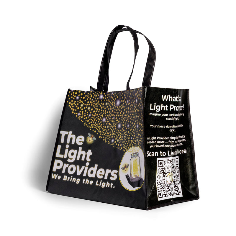 Reusable Grocery Shopping Bag open on a white background