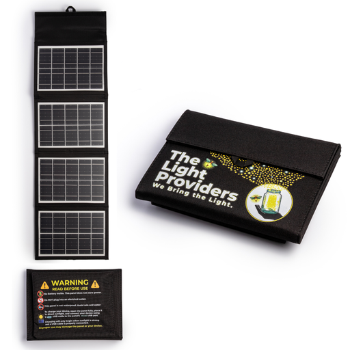 Dual Solar Panel multiple angles on white background