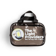 Clear Utility Travel Bag - laying down flat