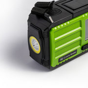 Survival Pro Emergency Radio - close up of side main light