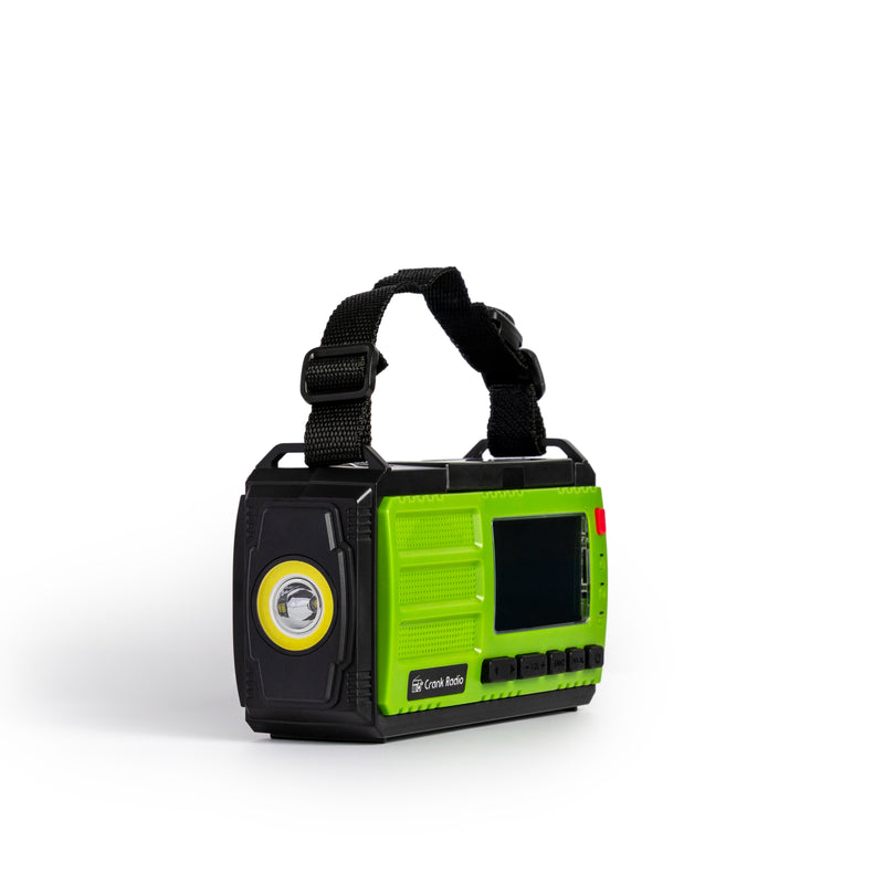 Survival Pro Emergency Radio - with handle up