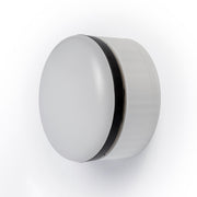 White wall mount with wireless light on a white background