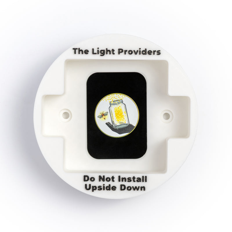 White wall mount back view