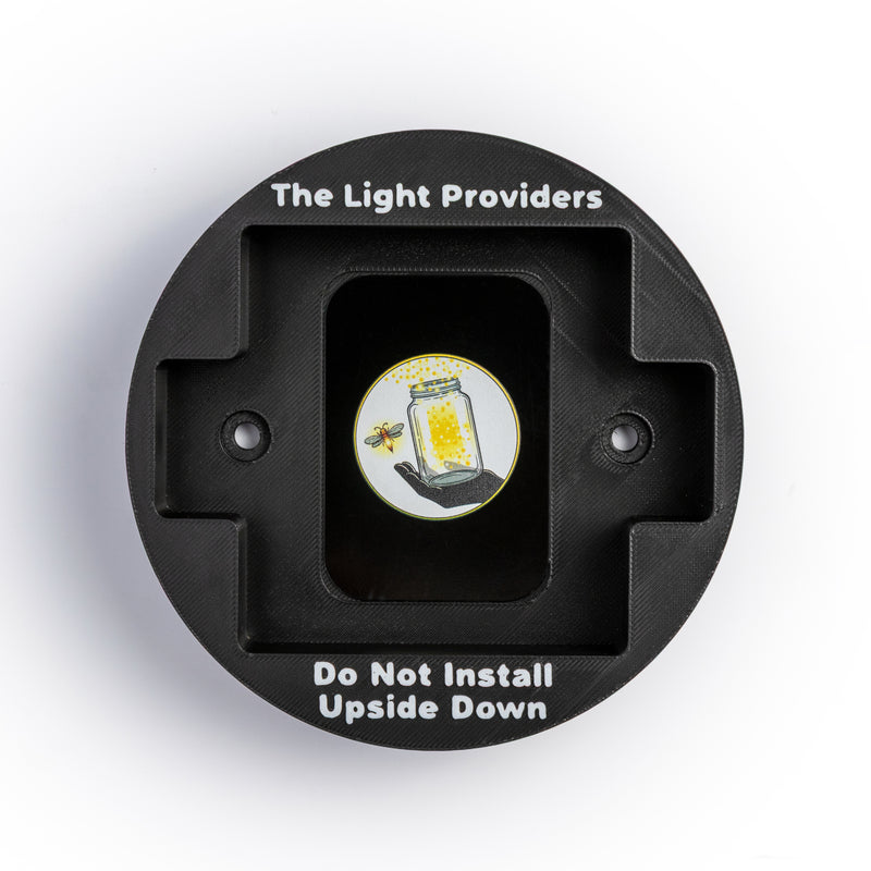 Secure Wall Black Mount - close up of a black mount