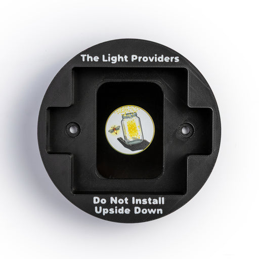 Secure Wall Black Mount - close up of a black mount