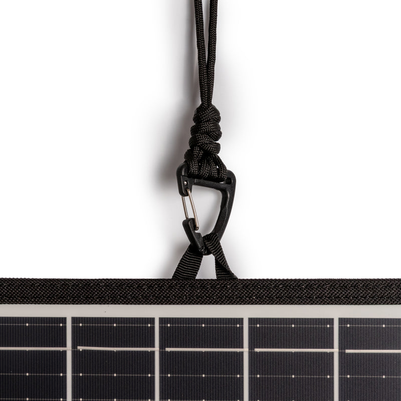 Dual Solar Panel hanging hook view