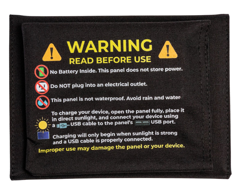 The Light Providers Solar Panel Warning