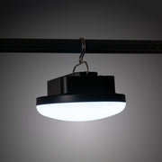 LED wireless light being hung in use view