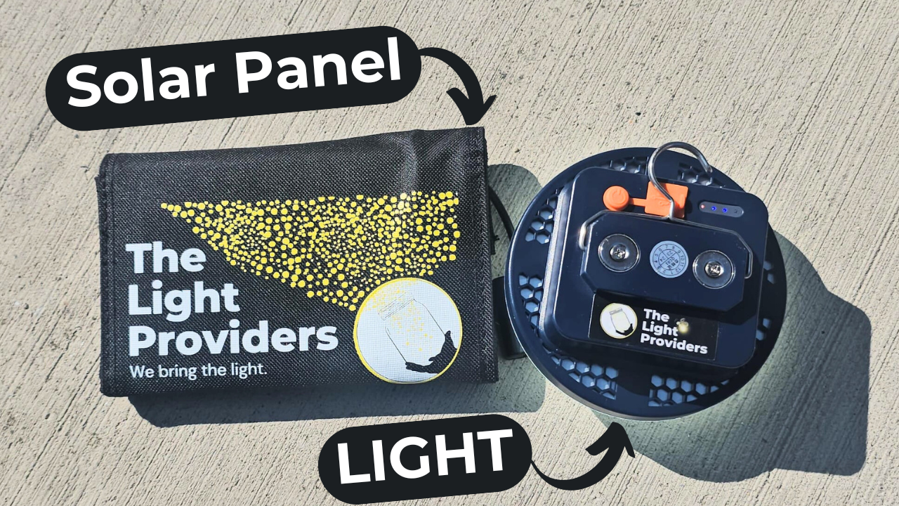 Load video: Wireless Light and Portable Solar Panel Bundle